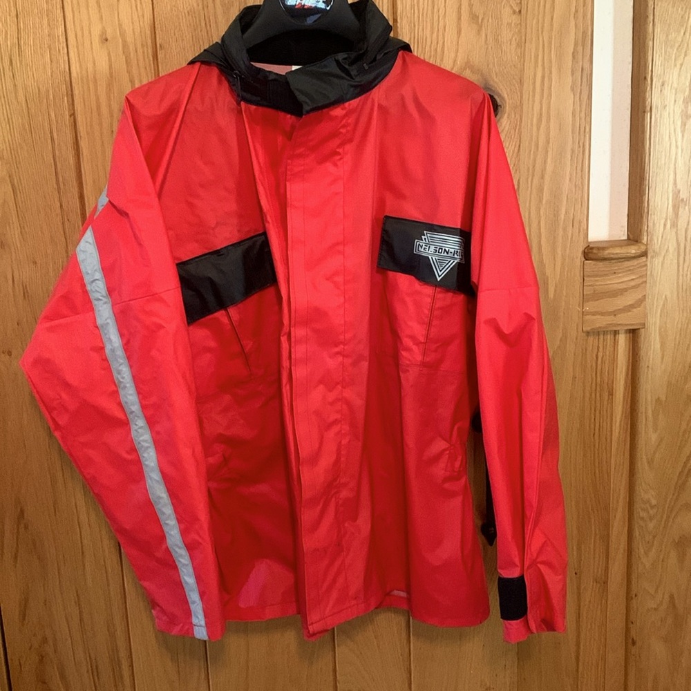 Nelson Rigg motorcycle rain suit.